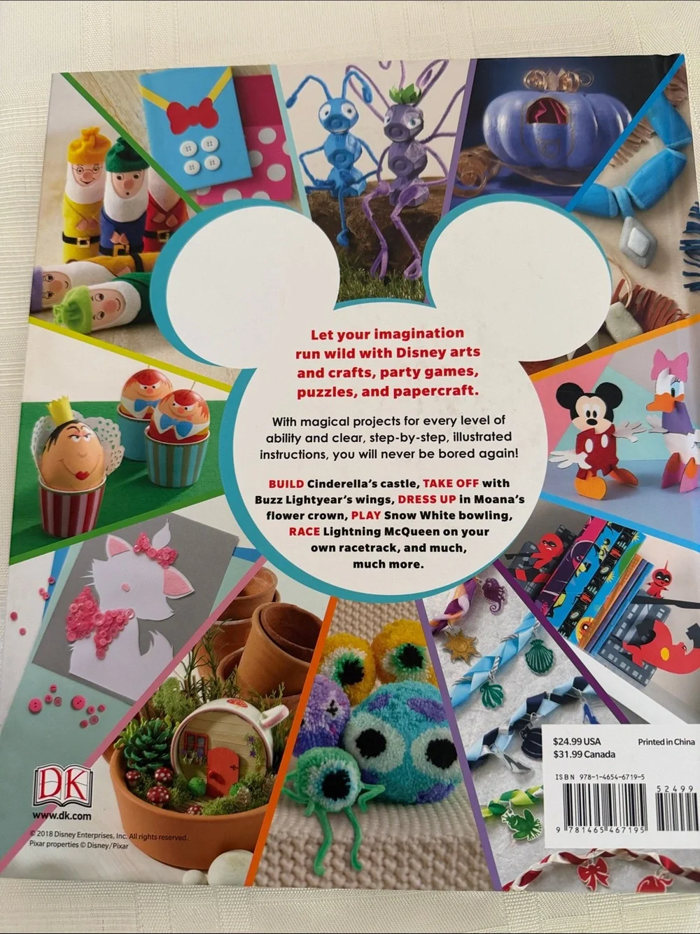Disney Ideas Book - Red Cover Kids Crafts & Activities